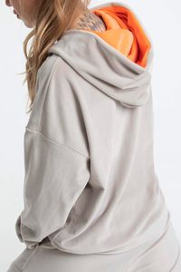 Stylish Ladies <b>Plus</b> <b>Size</b> <b>Velour</b> <b>Tracksuit</b> Comfortable Hoodie With Long Sleeves And Adjustable Pants Stylish Outdoor Outfit Set - Product Image 6