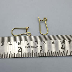 ตะขอเกี่ยวต่างหูรูปไตทองแดง 5 คู่ ชุบทอง เงิน และโรสโกลด์ พร้อมเคลือบ E-Coated สำหรับทำเครื่องประดับ - Product Image 2