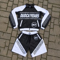 Ensemble de survêtement sportif personnalisé DCY pour homme, veste bomber personnalisée, veste en laine pour homme, veste en nylon, veste en polaire, OEM