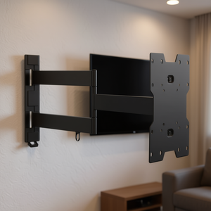 Long200 Black <b>VESA</b> <b>200</b> <b>X</b> <b>200</b> Wall <b>Mount</b> TV Monitor Stand 35 Kg Capacity for Wall Mirrors - Product Image 3