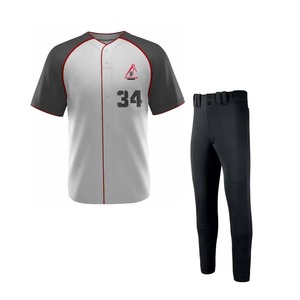 Votre propre conception Uniformes de baseball et softball Ensemble d'uniformes de baseball en polyester 100% Uniforme de baseball personnalisé pour hommes et jeunes - Product Image 1