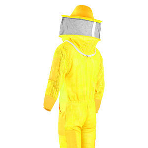 Traje de apicultor ventilado profesional para apicultura Diseño personalizado y servicios de procesamiento de ropa de etiqueta privada Color tostado - Product Image 4