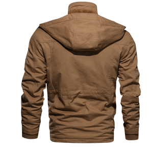 Vente en gros d'usine de haute qualité Veste de sport softshell pour hommes grande taille Vêtements d'extérieur à col montant avant Respirant et écologique - Product Image 2