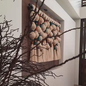 FAISN - Decoración de Pared de Macramé de Lujo Estilo Bohemio, Arte Inspirado en las Lomas Mexicanas para Decoración del Hogar - Product Image 3