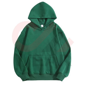 Sudaderas con Capucha Extra Grandes de Algodón 100% Tejido para Invierno, Estilo Casual Urbano, para Hombre y Mujer, con Logotipo Frontal, Transpirables y Ecológicas, Venta al Por Mayor - Product Image 3