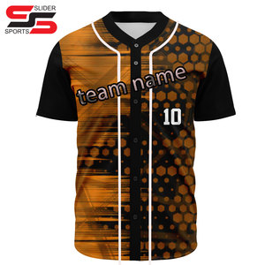 Concevez vos propres vêtements de sports d'équipe maillot de baseball sublimé avec bepoke design t-shirts de softball - Product Image 1