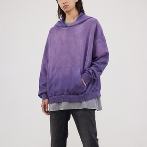 HG fabricante de sudaderas con capucha al por mayor de peso pesado tie Dye streetwear OEM logotipo personalizado DIP teñido gota hombro sudaderas con capucha de los hombres de gran tamaño - Product Image 4