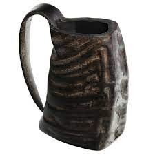 Corne à boire Viking sculptée à la main 100% naturelle écologique corne de boeuf de vache décoration artisanat de Style animal pour la bière ou le vin - Product Image 6