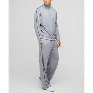 Chándales para hombre Conjuntos de 2 piezas Directo de fábrica Proveedor de ropa deportiva Algodón Poliéster Jogging Trajes de fitness - Product Image 4