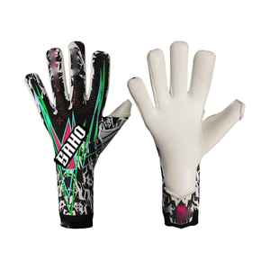 High performance Gaelic football gloves with anti <b>slip</b> palm mesh panels and flexible finger fit OEM MOQ Pakistan - Product Image 5