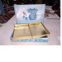 Boîtes-cadeaux à thème de nouveau-né, pour emballer des chocolats et des bonbons, peut être personnalisées, avec vos imprimés, 20 pièces