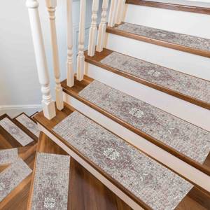 Alfombra Estampada: Tonos Suaves, Medallón Moderno, Lavable a Máquina, Fácil de Limpiar, Goblen - Product Image 2