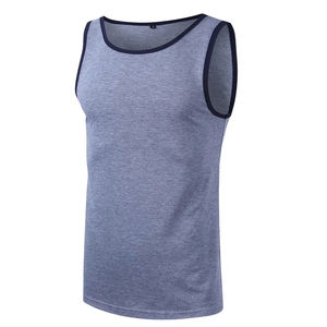 High Quality Custom Ribbed Tanktop USA Size Stretchable <b>Men's</b> Tanktops Singlets <b>Men's</b> Custom Logo 2024 Gym Fitness <b>Men</b> <b>Tank</b> <b>Tops</b> - Product Image 1