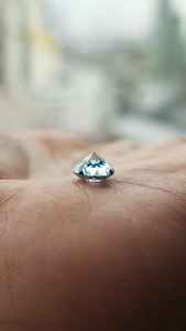 Diamante cultivado en laboratorio de color azul corte portugués para la fabricación de anillos, diamante suelto de color elegante certificado por IGI a bajo precio desde India. - Product Image 4