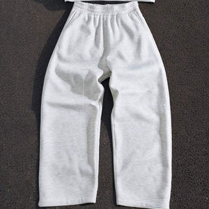 Conjunto de gimnasio deportivo personalizado de 2 piezas para hombre, pantalones de chándal con cremallera de algodón, de gran tamaño Sudadera con capucha, chándales lisos de talla grande para la temporada de primavera - Product Image 6