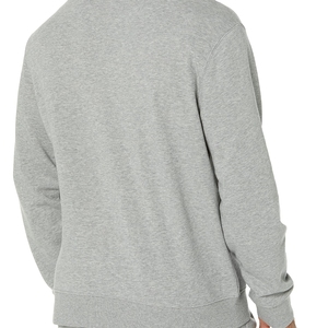 Custom Cotton French <b>Terry</b> Plain <b>Bulk</b> Streetwear Sweatshirt men Comfortable Crewneck Oversized Embossed Sweatshirt for Men - Product Image 6