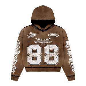 Conjunto Deportivo Unisex de Alta Calidad, Sudadera con Capucha y Pantalones de Algodón, Diseño Serigrafiado, Casual, para Hombre y Mujer, Tallas Grandes - Product Image 4