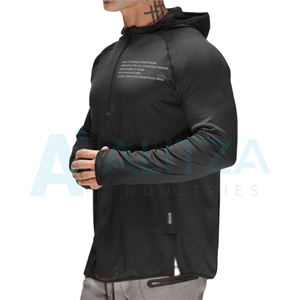 Sweat à capuche décontracté pour homme, vêtement de sport chaud, à la mode, couleur personnalisée, collection automne et hiver - Product Image 3