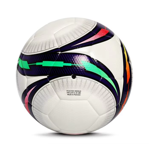 Balón de fútbol de tamaño oficial 5, 32 paneles, alto aire, duradero, elegante, textura de PU unida térmicamente, logotipo personalizado personalizable - Product Image 6