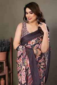 เสื้อพิมพ์ลายดอกไม้ผ้าคอตตอนพิมพ์ลายดิจิทัลผ้าคอตตอนพิมพ์ลายใบไม้ทำจากผ้าคอตตอนพิมพ์ลายดิจิทัลเสื้อทางการใส่ได้เข้ากันอย่างสมบูรณ์แบบสำหรับอินเดีย - Product Image 5