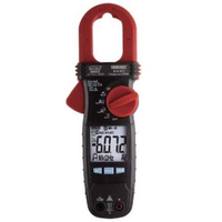 KUSAM MECO KM-072 Pince ampèremétrique numérique AC 600A avec mesure de fréquence et de résistance pour la mesure de courant élevé (VFD AMPTIP) et de courant faible