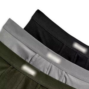 Pantalones cortos deportivos de cintura media, tejido de punto elástico transpirable con patrón sólido, técnicas de colores - Product Image 1