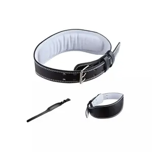 Gafpower Gewicht Tillen Lederen Riem Terug Rugband Gymtraining Fitness Training Bodybuilding Aangepaste Kleuren