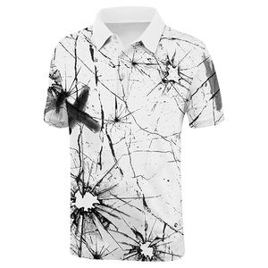 เสื้อโปโลแขนสั้นลายทางสำหรับผู้ชายเสื้อถักสำหรับเล่นกอล์ฟผ้าขนแกะเมอริโน่ไซส์ XL ฤดูร้อนออกแบบได้ตามต้องการ - Product Image 1