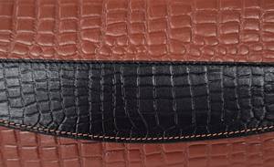 กระเป๋าสตางค์ยาวหนังแท้ลายนูนหนังจระเข้สำหรับผู้หญิงกระเป๋าคลัทช์สะพายคาดลำตัวแฟชั่นกระเป๋าใส่บัตรเครดิตกันน้ำ - Product Image 5