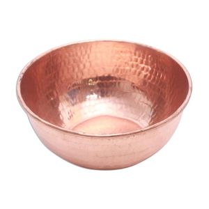 Elegant Design Handcrafted Hammered Copper <b>Bowl</b> <b>Large</b> Silver Finished <b>Serving</b> Mixing Home Kitchen Decorative - Product Image 5
