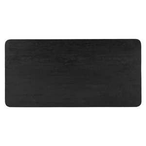 Mesa central con acabado de explosión de arena negra y delgada moderna personalizada para cocina, dormitorio, comedor o sala de estar, muebles para el hogar - Product Image 3