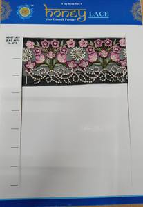 Vibrant Colorful Floral Embroidered Lace for Fashion Home Decor Business Style Clothing-for <b>Shoes</b> <b>Bags</b> Gifts Crafting - Product Image 4