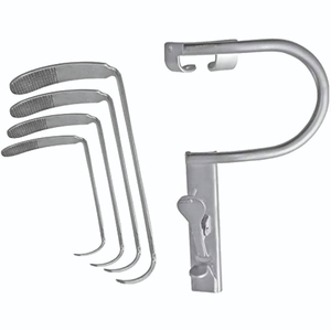 Juego de Abridores Bucales Davis Boyle Manuales de Alta Calidad con 5 Hojas de Acero Inoxidable para Uso ORL en Adultos - Product Image 4