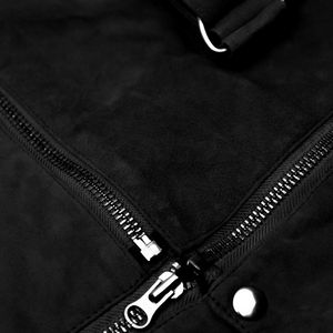 แจ็คเก็ตหนังนักขี่จักรยานสำหรับผู้ชายแจ็คเก็ตหนังรถจักรยานยนต์ทำด้วยมือสำหรับสุภาพบุรุษ - Product Image 5