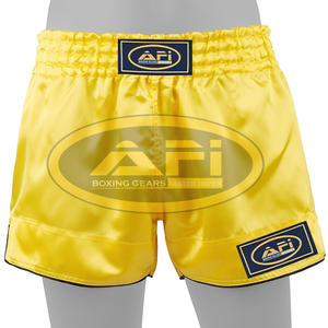 Venta al por mayor UFC Unisex secado rápido gimnasio Fitness Deporte Pantalones cortos transpirable boxeo MMA Muay Thai logotipo personalizado OEM ropa de artes marciales - Product Image 1