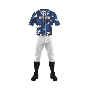 Uniforme de béisbol para hombre hecho a medida de poliéster 100% de alta calidad a la venta Uniforme de béisbol para hombre de nuevo diseño - Product Image 2