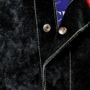 Veste de soudage en cuir suédé noir Vestes de sécurité au travail en cuir de vachette fendu robuste pour soudeurs Vestes de sécurité - Product Image 3