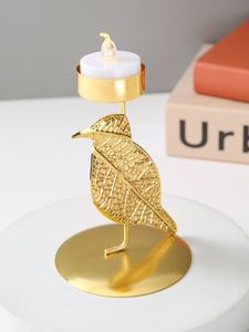 Gold Branch Candle <b>Holder</b> Metal Candlestick Decorative Candle <b>Stand</b> Elegant Tabletop Candlelight Wedding Party Home Decor - Product Image 6