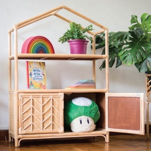 หรูหราทั้งขายหวายดอกไม้แต่งตัวหวายเด็กตุ๊กตาเฟอร์นิเจอร์ห้องเด็กบ้านแสดงและการจัดเก็บบ้านชั้น - Product Image 3