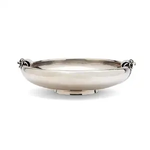 Nueva bandeja de servicio de aluminio personalizada hecha a mano en acabado de níquel brillante para bodas Ramadán interior Hogar y Hotel servicio - Product Image 5