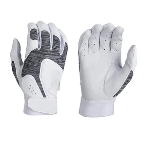 Gants de frappe de baseball/softball en cuir américain personnalisables en gros - Légers, écologiques, avec sangle en velcro, marque personnalisée - Product Image 3