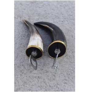 Abridor de Botellas Vintage con Mango de Cuerno de Búfalo, Herramienta de Cocina Única Hecha a Mano, Sacacorchos y Abridores, Regalo de Inauguración de Casa - Product Image 3