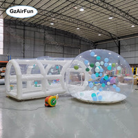 Tente gonflable double ballon de haute qualité en PVC commercial populaire, idéale pour les fêtes et les jeux