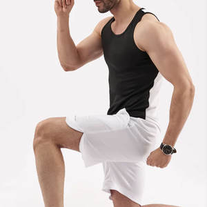 Personnalisé nouvelle marque privée vierge coton entraînement hommes t-shirt sans manches surdimensionné fitness vêtements de sport débardeur - Product Image 6