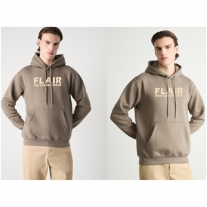 Men's 100% Organic Cotton Pullover Hoodie Thick Heavyweight Oversized Streetwear Solid Pattern Embroidery Manufactured Hoodie - Product Image 1