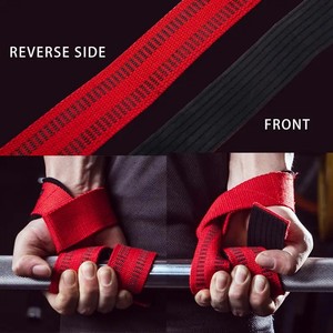 Sangles d'haltérophilie durables pour salle de sport, enveloppes de soutien de poignet pour fitness, musculation, dynamophilie, OEM, ODM, vente en gros personnalisée - Product Image 5