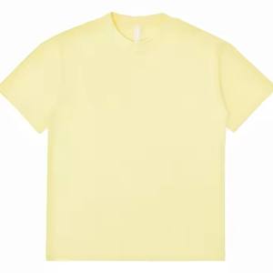 Lavé à l'acide de haute qualité impression numérique personnalisée hommes goutte épaule chemise à col rond avec Logos brodés prix raisonnable - Product Image 1