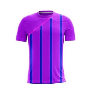 Uniforme de fútbol de Color degradado impreso con logotipo personalizado antiarrugas, ropa deportiva activa, ropa de fútbol de tendencia superior, cuello redondo, buena calidad - Product Image 3