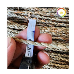 Ficelle de jonc de mer brut avec matériau écologique naturel à texture lisse pour la décoration de meubles et l'artisanat traditionnel - Product Image 6