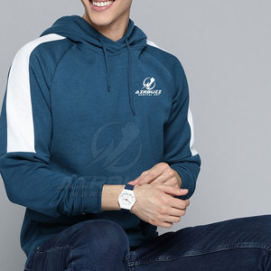 Nouveauté 2025 – Vente en gros usine – Sweats à capuche 100 % coton pour hommes – Logo personnalisé – Col à capuche – Contraste de couleurs – Motif uni – Coupe-vent – Hiver - Product Image 3